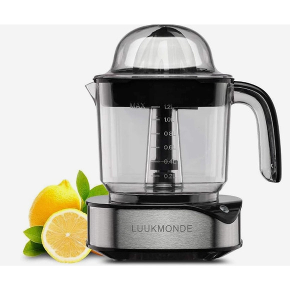LUUKMONDE Other - Luukmonde Electric Citrus Juicer 1.2L – Powerful Orange Lemon Squeezer with LED